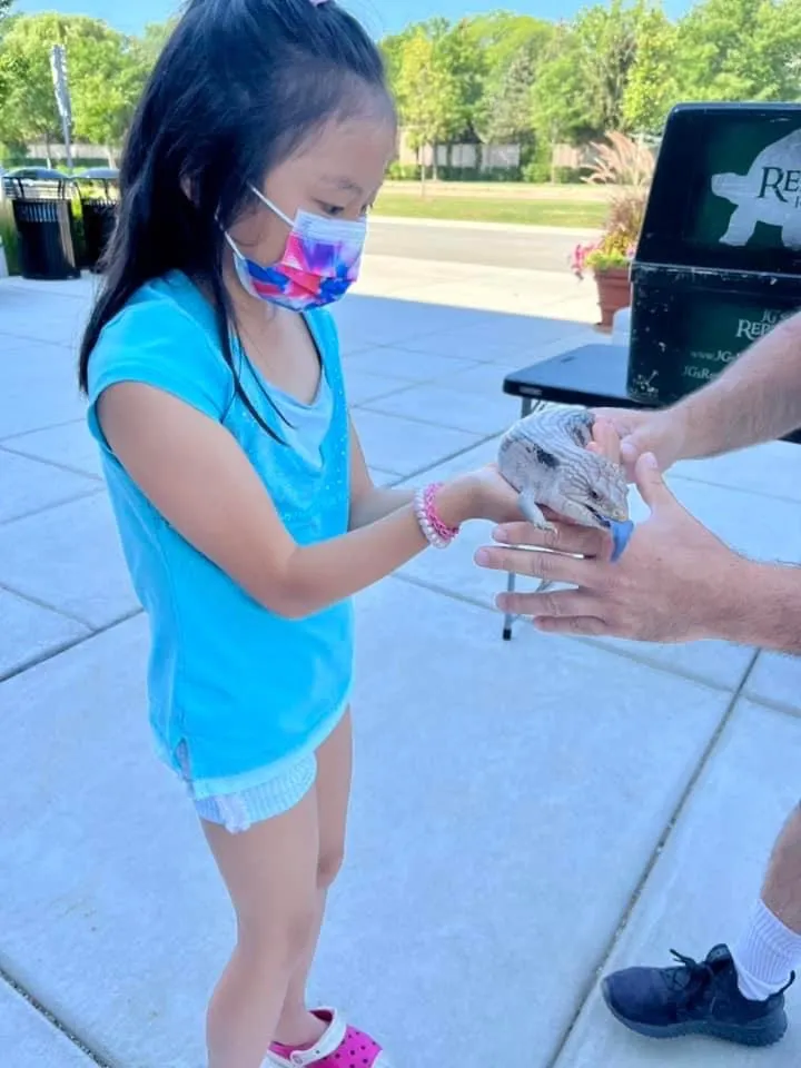 A park district event featuring JG's Reptile Road Show